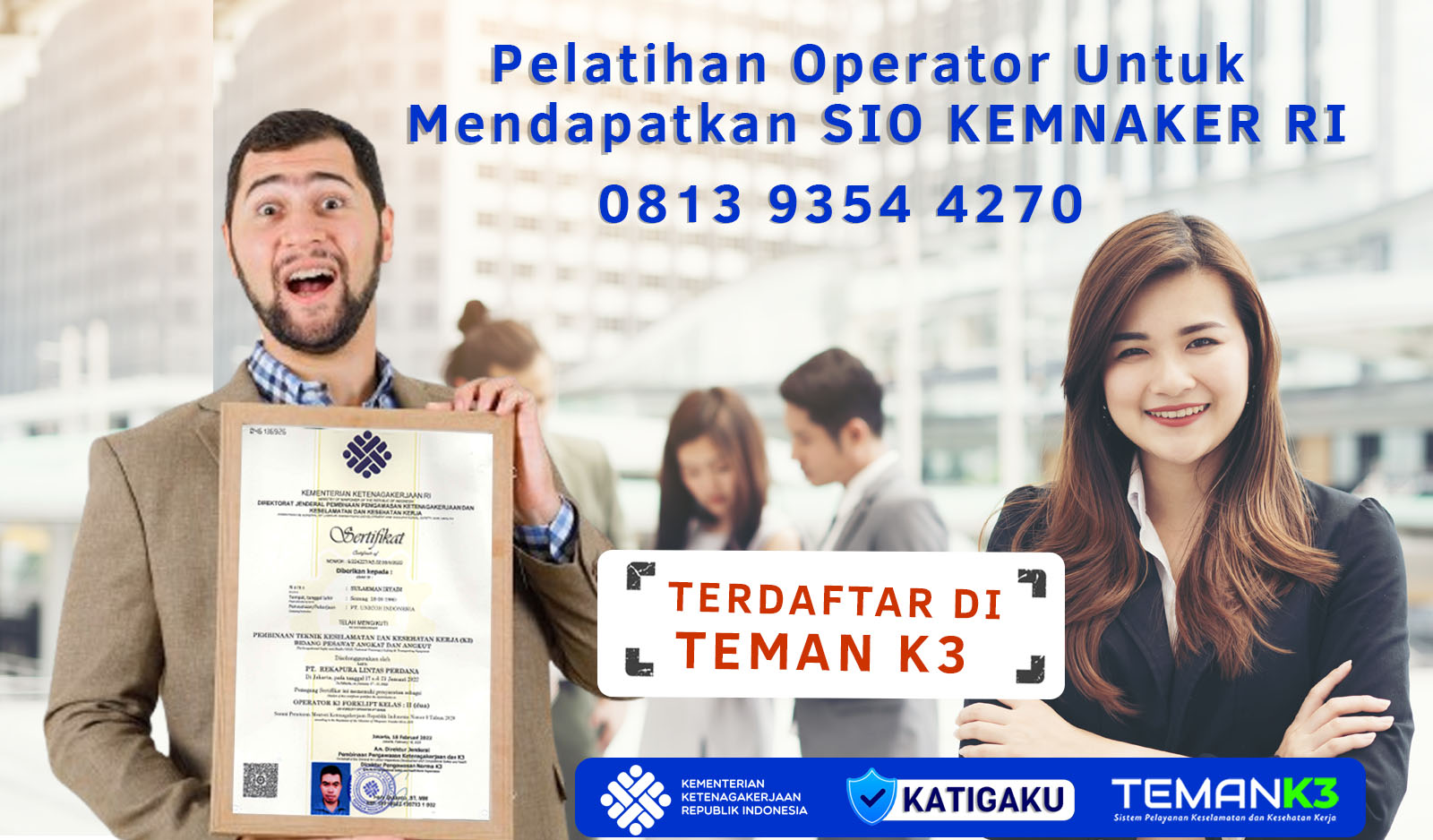 Kursus Pelatihan Operator Alat Berat Kabupaten Mimika,Papua Tengah Untuk Mendapatkan SIO KEMNAKER